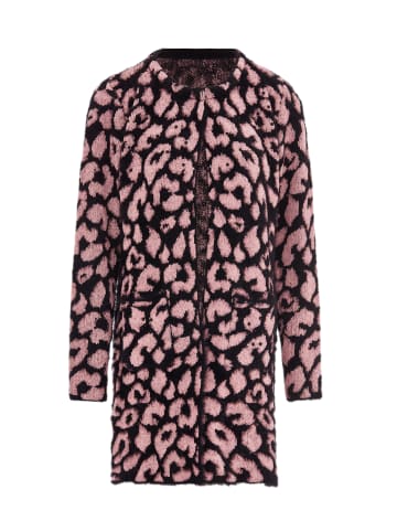 faina Damen Strickjacke in Schwarz Pink