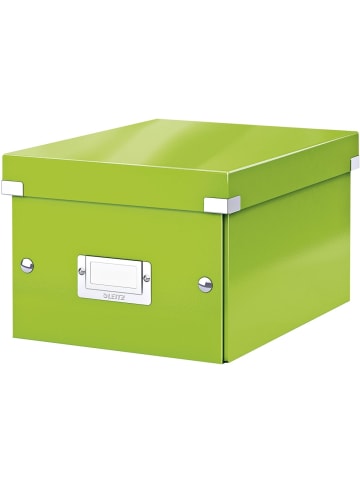 Leitz Ablagebox Click & Store Wow A5 Graukarton grün