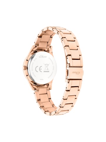 s.Oliver Quarzuhr SO-4488-MQ in Roségold