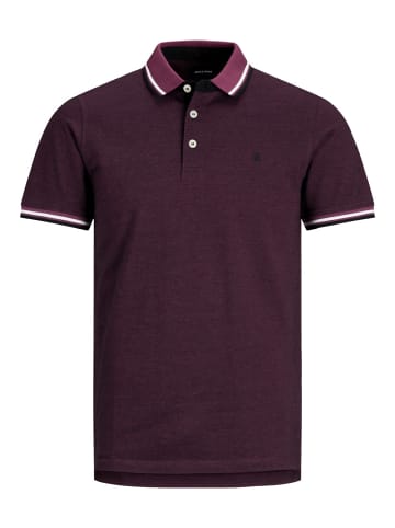 Jack & Jones Poloshirt JJEPAULOS in Rot