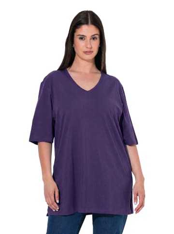 Ulla Popken Shirt in tiefes violett