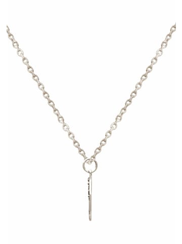 Gemshine Halskette mit Anhänger Mond, Sterne und Berge in silver coloured