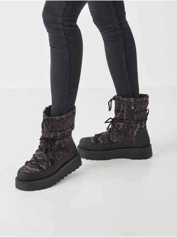 Tamaris Stiefelette in BLACK/LEOPARD