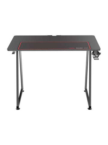 Kuura Gaming Gaming-Tisch in Schwarz 100x60x75cm