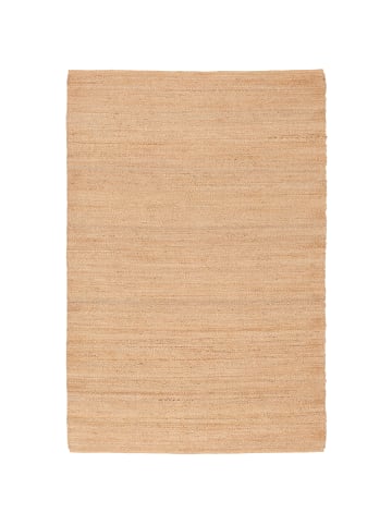 Pergamon Naturfaser Teppich Jute Salsa Uni in Beige