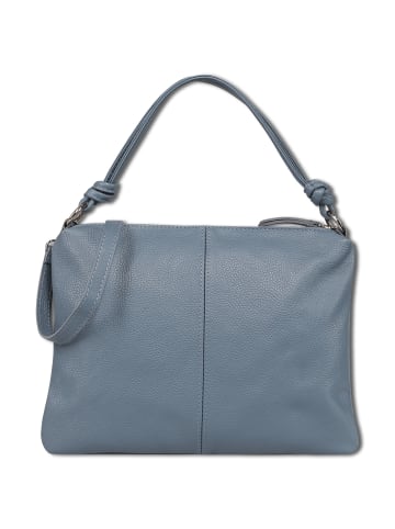 Toscanto Leder Schultertasche Toscanto Tasche blau ca. 37cm