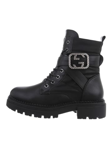 Ital-Design Stiefelette in Schwarz