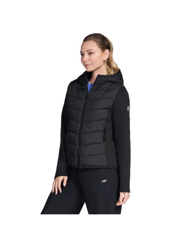 Skechers Skechers GO Shield Performance Elite Hooded Jacket in Schwarz
