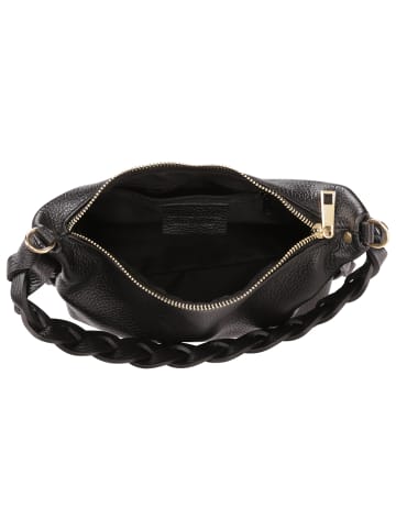 Toscanto Leder Umhängetasche Toscanto Tasche schwarz ca. 25cm