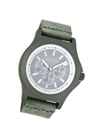 Oozoo Analog-Armbanduhr Oozoo Timepieces grau groß (ca. 43mm)