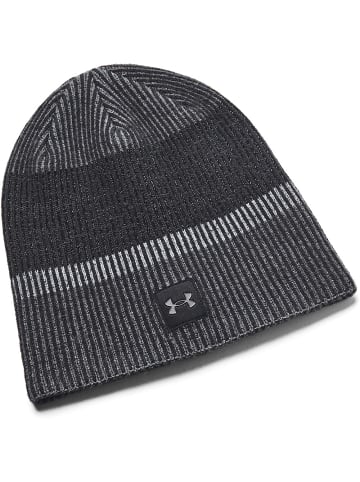 Under Armour Mütze "Launch Reflective Beanie" in Schwarz