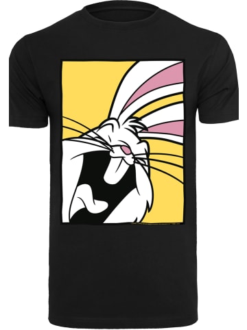 F4NT4STIC T-Shirt Looney Tunes Bugs Bunny Laughing in schwarz