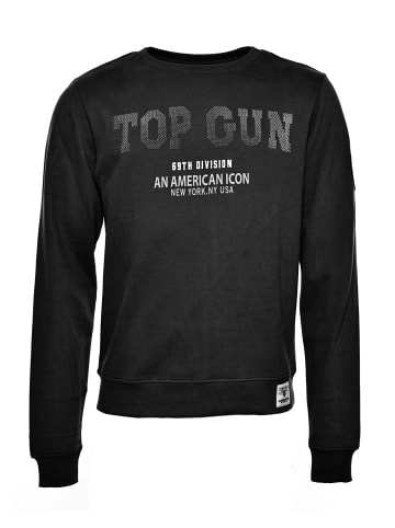 TOP GUN Sweater TG20213007 in schwarz