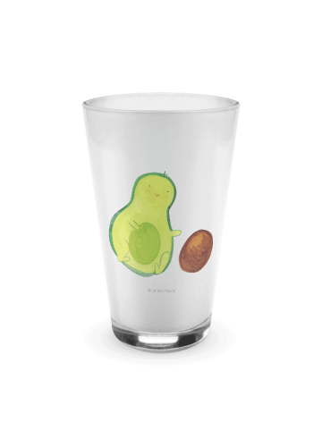Mr. & Mrs. Panda Glas Avocado Kern rollt ohne Spruch in Transparent