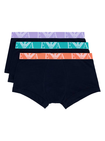 Emporio Armani 3er Pack Trunk in Dunkelblau
