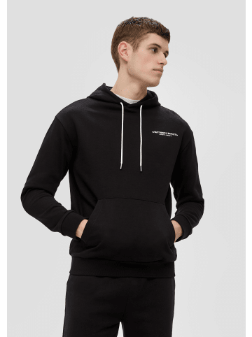 QS Sweatshirt langarm in Schwarz