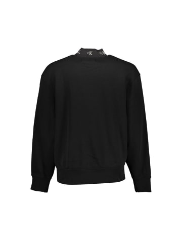 Calvin Klein Schwarz Baumwolle Herren Sweatshirt