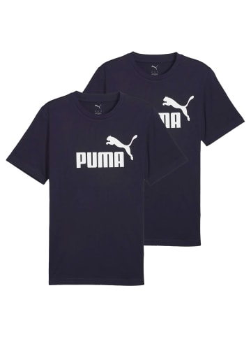 Puma T-Shirt 2er Pack in Dunkelblau