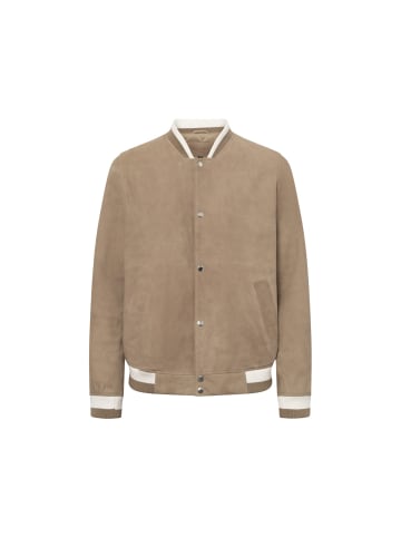 Bolongaro Trevor Lederjacke Ellis Bomber in beige