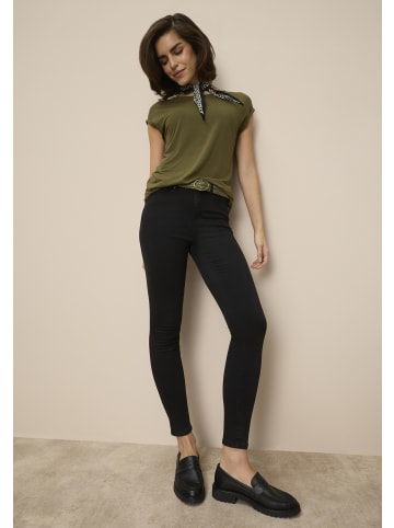 Tamaris High-waist-Jeans in schwarz