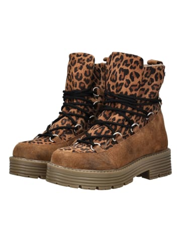 Lazamani Stiefelette in Leopard