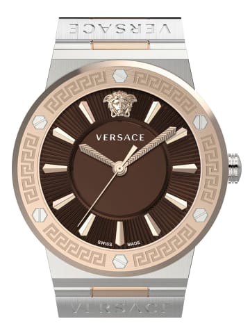 Versace Analoguhr für Damen in silber