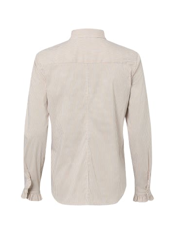Mos Mosh Bluse MMMattie in taupe weiß - 0001