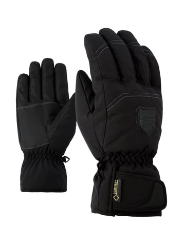Ziener Finger Skihandschuhe in schwarz