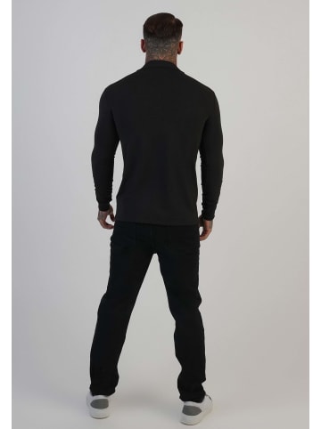 SikSilk Langarmpolo Revere Polo in Black