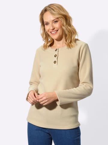 Sieh an! Fleece-Shirt in sand