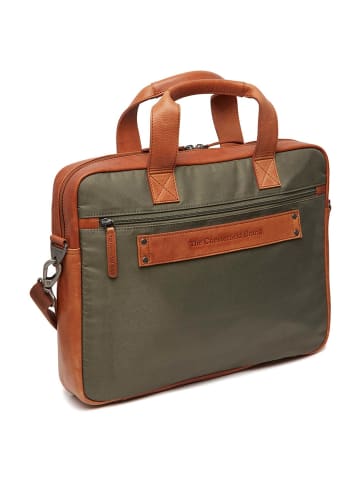 The Chesterfield Brand Fusion Narvik - Laptoptasche 15" 40 cm (steel green) in steel green