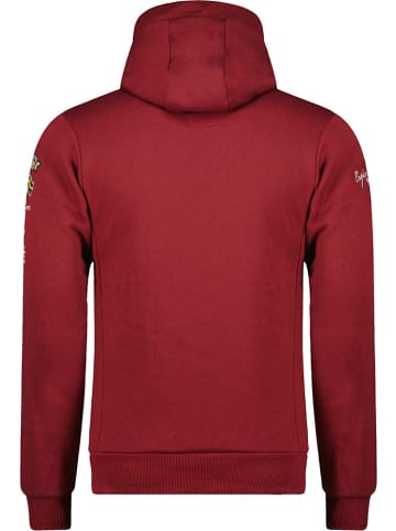 Geographical Norway Hoodie "Gymclass Db Men 100" in Rot