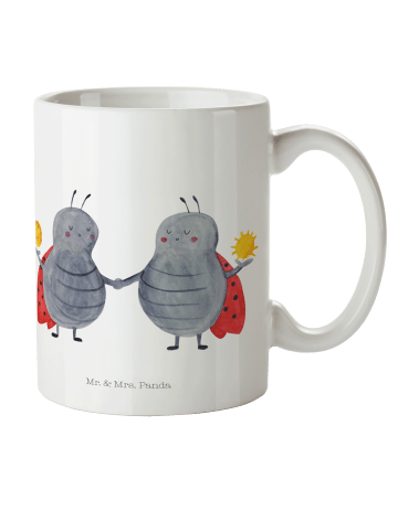 Mr. & Mrs. Panda Kindertasse Sternzeichen Zwilling ohne Spruch in Weiß