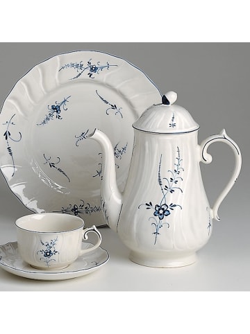 Villeroy & Boch Kaffeekanne Vieux Luxembourg 1,3 l in weiß-blau