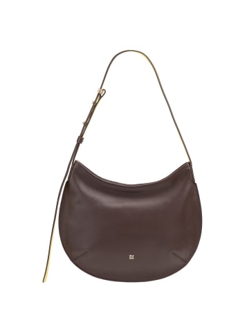 DuDu Hispani Schultertasche Leder 34 cm coffee brown