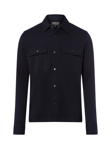 Finshley & Harding Sweatjacke in marine - 0002