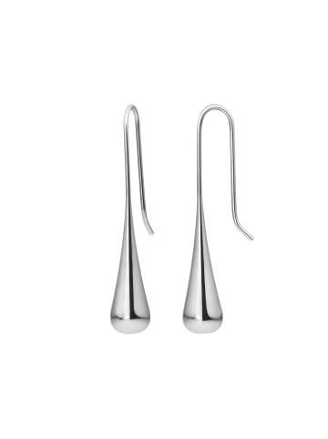 Steel_Art Paar Ohrhänger Sagitta goldfarben in silberfarben poliert