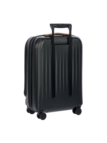 BRIC`s Taormina 4 Rollen Trolley S 57 cm mit Dehnfalte in black