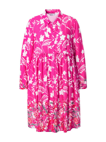 MIAMODA Hemdbluse in hibiskuspink