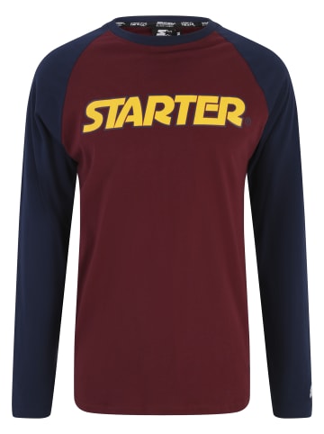STARTER Long Sleef in port/darkblue