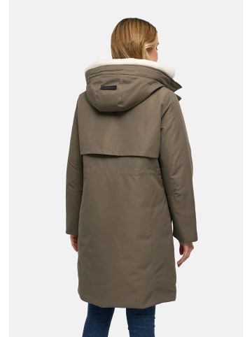 Navahoo Wintermantel Bibber-Beauty 14 in Stone Brown