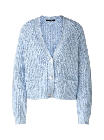 Oui Strickjacke LAFONYA in lt blue white
