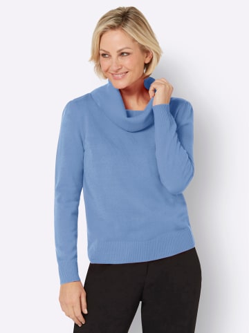 Sieh an! Rollkragenpullover in bleu