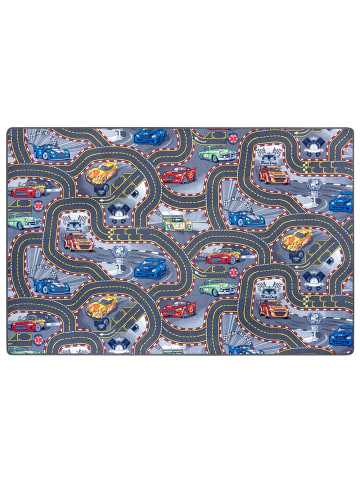 Hanse Home Kurzflor Straßen Spielteppich grau/bunt