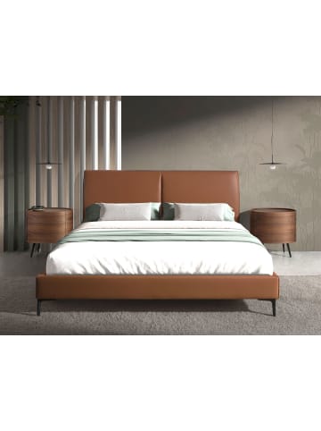 Angel Cerdá Bett 7158 in Braun / Schwarz – (B)205 x (H)212 x (T)110 cm