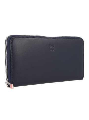 DuDu Geldbörse Leder 19 cm in navy