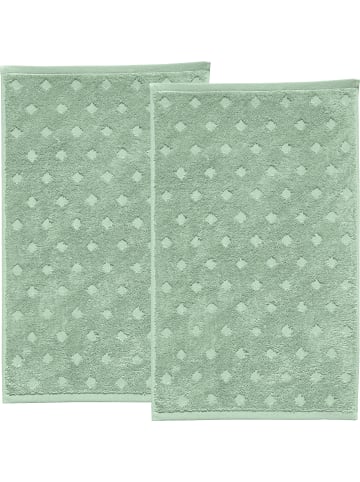 Erwin Müller Frottier Gästetuch 2er-Pack Baden-Baden in jade