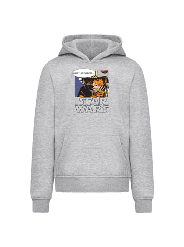 F4NT4STIC Hoodie Star Wars Use the Force in grau meliert