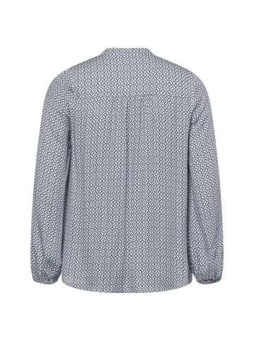 More & More Bluse in hellblau weiß