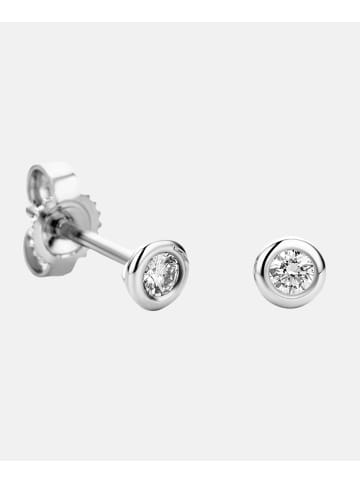Diamant L'éternel Ohrringe aus 585 Weißgold mit 0.10 Karat Diamant
